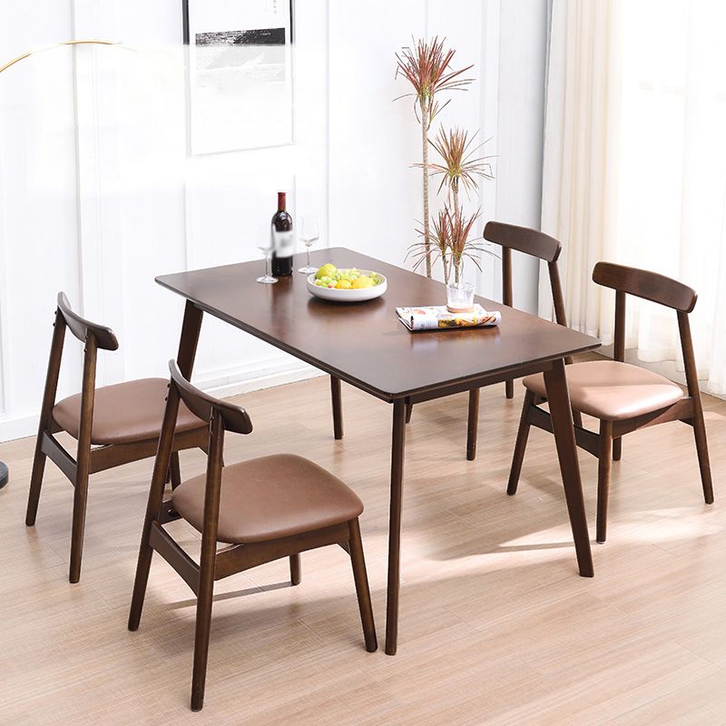 Industrial Wood Dining Kitchen Room Side Chair Open Back Chair Clearhalo ' kitchen&dining_furn' 'Dining Chairs' 'Dining Tables & Seating' 'dining_chair' 'furn' 'furn_dining_chair' 'Furniture' 'furniture_dining_chair' 'Kitchen & Dining Furniture' 'kitchen' 1200x1200_ac5de4c9-d8d0-4e71-b489-727b55c206a6