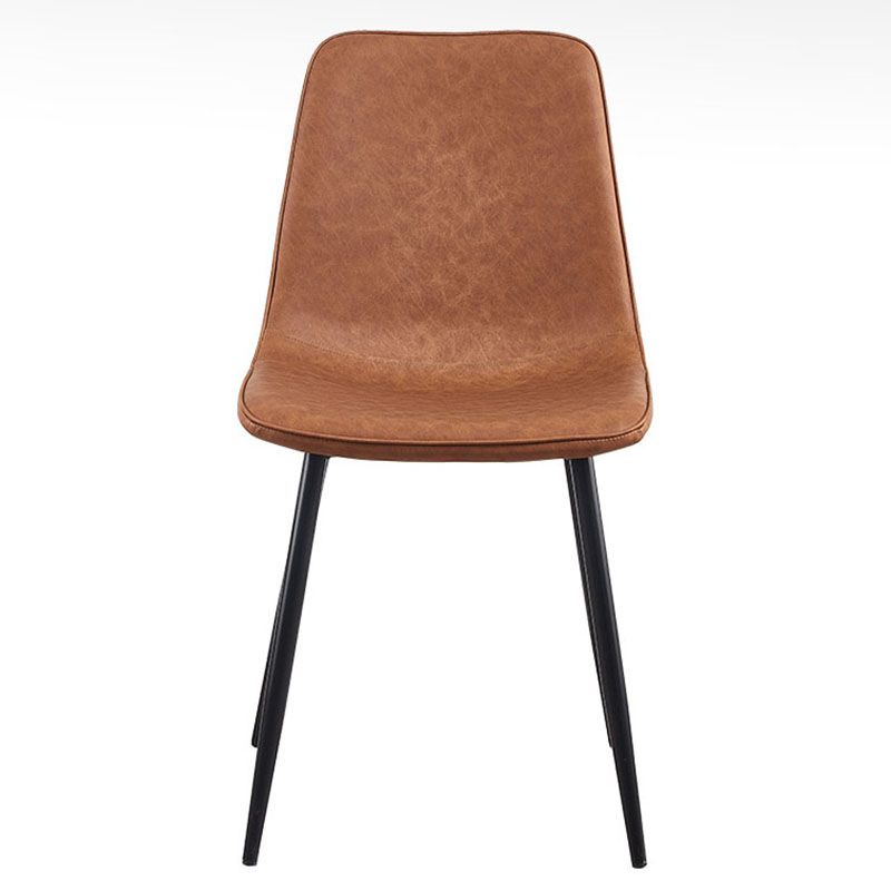 Modern Style Chairs Dining Armless Chair with Metal Legs for Kitchen Clearhalo ' kitchen&dining_furn' 'Dining Chairs' 'Dining Tables & Seating' 'dining_chair' 'furn' 'furn_dining_chair' 'Furniture' 'furniture_dining_chair' 'Kitchen & Dining Furniture' 'kitchen' 1200x1200_ac5f606e-a82c-4d1a-84ba-61f5a58e185d