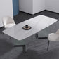 Modern Stone Double Pedestal Dining Table Rectangle White Top Table for Home Clearhalo 'Dining Tables & Seating' 'Dining Tables' 'dining_table' 'furn' 'furn_dining_table' 'Furniture' 'furniture_dining_table' 'Kitchen & Dining Furniture' 'kitchen' 'kitchen_dining_table' 1200x1200_ac5f6a50-e96f-4e8d-b602-5325eaffa6c0