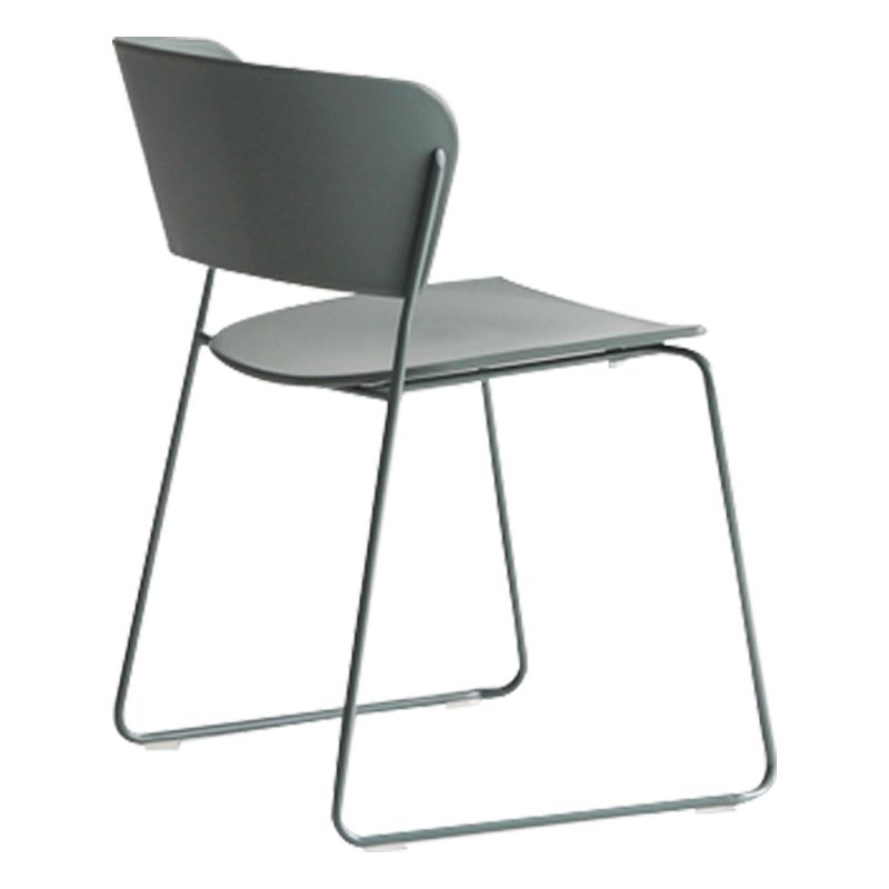 Industrial Open Back Dining Side Chair Matte Finish Armless Side Chairs Clearhalo ' kitchen&dining_furn' 'Dining Chairs' 'Dining Tables & Seating' 'dining_chair' 'furn' 'furn_dining_chair' 'Furniture' 'furniture_dining_chair' 'Kitchen & Dining Furniture' 'kitchen' 1200x1200_ac60f5c4-189f-471e-990d-d784860e702c