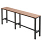 Industrial Counter Height Dining Table Trestle Bar Dining Table Clearhalo 'Bar Furniture' 'Bar Tables' 'bar_tables' 'furn' 'furn_bar_tables' 'Furniture' 'Kitchen & Dining Furniture' 1200x1200_ac6123c7-4bda-4e37-a487-fd8e0835f477