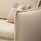White and Pink Convertible Settee Loveseat Square Arm Standard Bed Settee Clearhalo 'furn' 'furn_sofas' 'Furniture' 'furniture_sofas' 'kitchen' 'kitchen_sofas' 'Living Room Furniture' 'Sofa' 'sofas' 1200x1200_ac659cf2-74ce-4fb0-a277-9d5c0945509d
