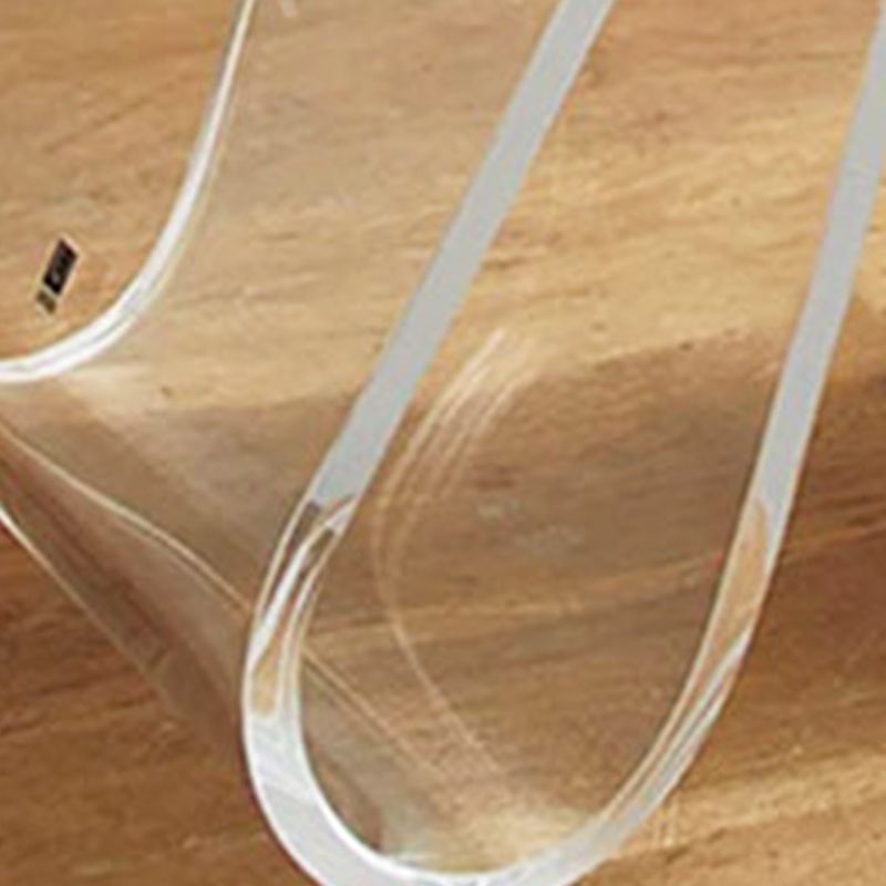 Ultra-Modern Side Table Acrylic Pedestal Accent Side Table for Living Room Clearhalo 'Coffee & Accent Tables' 'End & Side Tables' 'end_side_tables' 'furn' 'furn_end_side_tables' 'Furniture' 'Living Room Furniture' 1200x1200_ac66ccf2-fdb8-4710-acc3-19f982cf9fcf