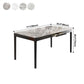 Rectangle Shape Sintered Stone Dining Table Simplicity 4 Legs Table for Dining Room Clearhalo ' dining_table' 'Dining Tables & Seating' 'Dining Tables' 'furn' 'furn_dining_table' 'Furniture' 'furniture_dining_table' 'Kitchen & Dining Furniture' 'kitchen&dining_furn' 'kitchen' 'kitchen_dining_table' 1200x1200_ac6b3014-b971-4659-8c49-e1dd52546592
