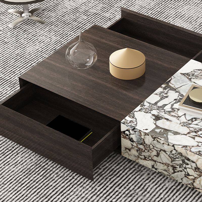 31" Wide Contemporary Cocktail Table Stone Coffee Cocktail Table Clearhalo 'Coffee & Accent Tables' 'Coffee Tables' 'coffee_tables' 'furn' 'furn_coffee_tables' 'Furniture' 'Living Room Furniture' 1200x1200_ac6cb3f5-119a-457e-9c8a-01a994f2a2e6