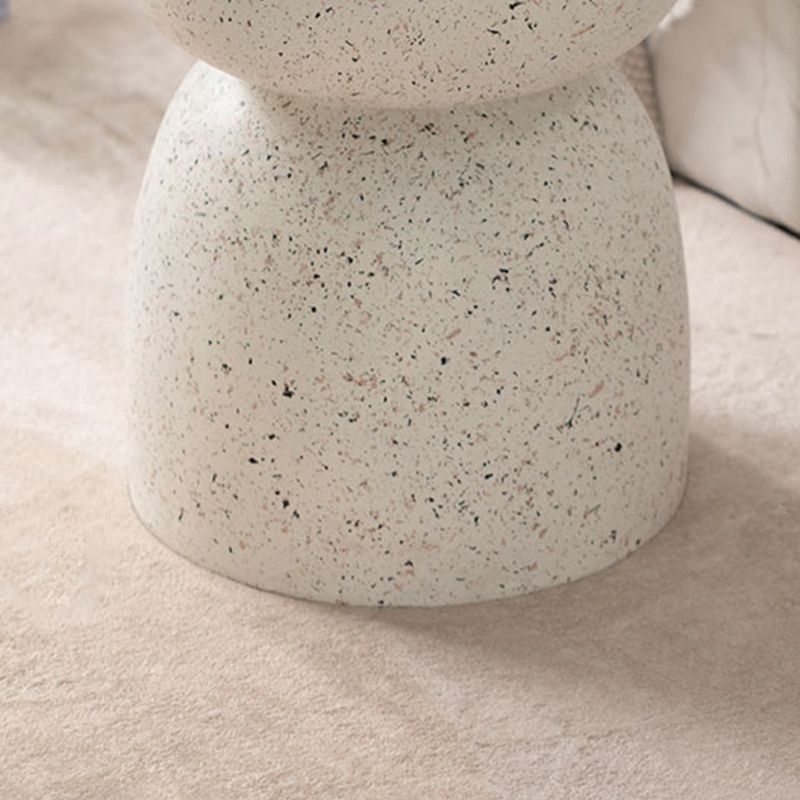 Contemporary Beige End Table 17.7" Tall Pedestal Nesting Side Tables Clearhalo 'Coffee & Accent Tables' 'End & Side Tables' 'end_side_tables' 'furn' 'furn_end_side_tables' 'Furniture' 'Living Room Furniture' 1200x1200_ac711b5d-dabe-41a4-a174-1418ede21c2a