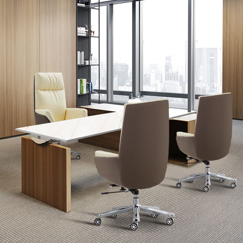 26" Wide Contemporary Managers Chair Leather Executive Chair Clearhalo 'furn' 'furn_office_chair' 'Furniture' 'Office Chairs' 'Office Furniture' 'office_chair' 1200x1200_ac721627-5491-494f-a985-07efcf54b120