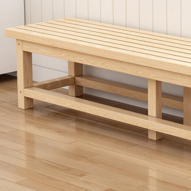 15.7" Wide Modern Entryway and Bedroom Bench Wood Bench with Legs Clearhalo 'Benches' 'Chairs & Seating' 'furn' 'furn_benches' 'Furniture' 'Living Room Furniture' 1200x1200_ac72b4cc-5c75-44fe-abe8-ae74f923cc1a
