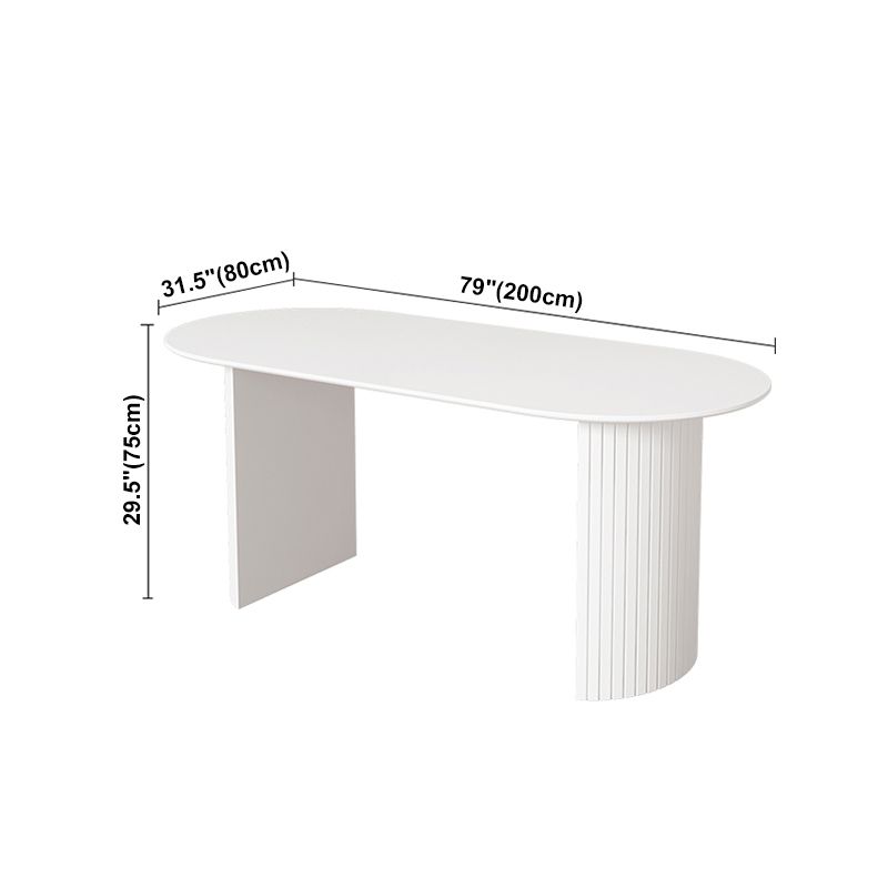 Solid Wood Base Contemporary Dining Table Marble Top Table for Dining Room Clearhalo ' dining_table' 'Dining Tables & Seating' 'Dining Tables' 'furn' 'furn_dining_table' 'Furniture' 'furniture_dining_table' 'Kitchen & Dining Furniture' 'kitchen&dining_furn' 'kitchen' 'kitchen_dining_table' 1200x1200_ac73a3a2-e3c8-4f1b-a4c5-cbae92d59f4b