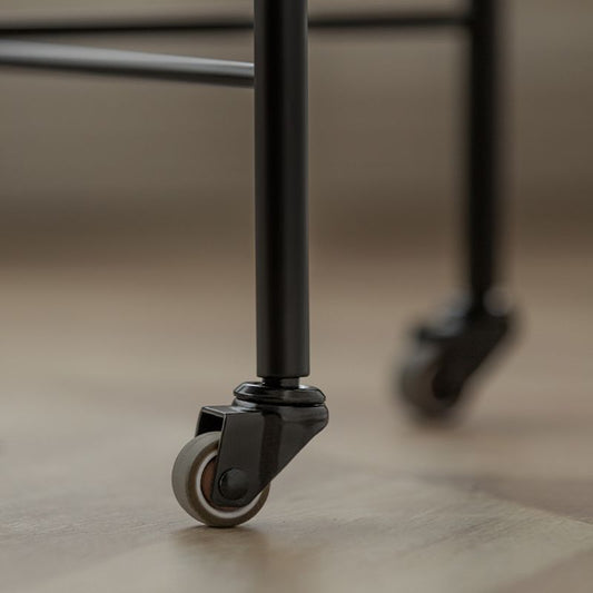 Tavolo da divano rotondo rimovibile per gambe trasversali moderne con archiviazione