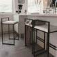 Modern Armless Backrest Counter Stool Iron Cafe Bar Stool with Cushion and Pedal Clearhalo 'Bar Furniture' 'Bar Stools' 'bar_stools' 'furn' 'furn_bar_stools' 'Furniture' 'furniture_bar_stools' 'Kitchen & Dining Furniture' 1200x1200_ac75f6e0-76c8-4f85-962b-d724b4b36dbd