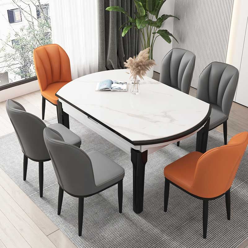 Modern Indoor Leather Parsons Chair 36"H Armless Dining Chair for Restaurant Clearhalo ' kitchen&dining_furn' 'Dining Chairs' 'Dining Tables & Seating' 'dining_chair' 'furn' 'furn_dining_chair' 'Furniture' 'furniture_dining_chair' 'Kitchen & Dining Furniture' 'kitchen' 1200x1200_ac763b22-a300-4e45-b66a-453c995b0564