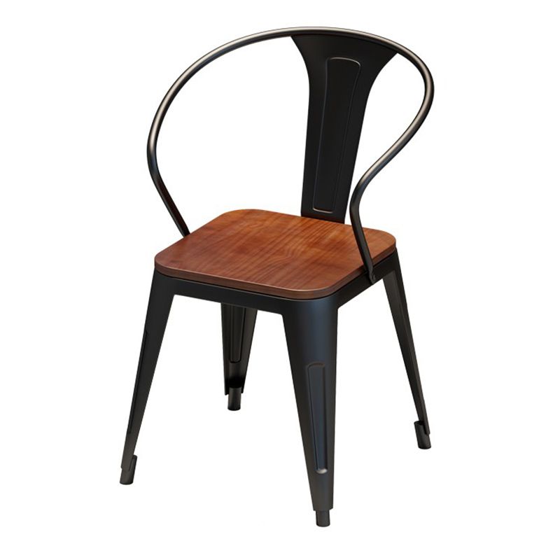 Brown Solid Wood Furniture with Chairs 1/2/3/5 Pcs Industrial Dinette Set Clearhalo 'Dining Room Sets' 'Dining Tables & Seating' 'dining_room_set' 'furn' 'furn_dining_room_set' 'Furniture' 'Kitchen & Dining Furniture' 1200x1200_ac76d50c-9c18-4125-9e4e-f30e546b81c5