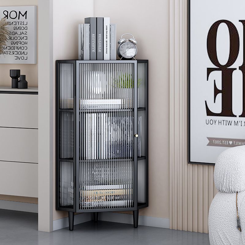 工業用キュリオキャビネットメタルディスプレイキャビネットダイニングルーム用のドア付き