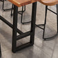Modern 1/9 Pieces Bar Table Set Rectangle Pine Wood Counter Table with Stools for Balcony Clearhalo 'Bar Furniture' 'furn' 'furn_home_bar_bar_sets' 'Furniture' 'Home Bars & Bar Sets' 'home_bar_bar_sets' 'Kitchen & Dining Furniture' 1200x1200_ac78b2d0-61f0-4252-9f17-a8e65cf1687c