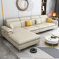 35.4 "H Faux Leather Pillow Top Arm Sofa & Chaise voor woonkamer
