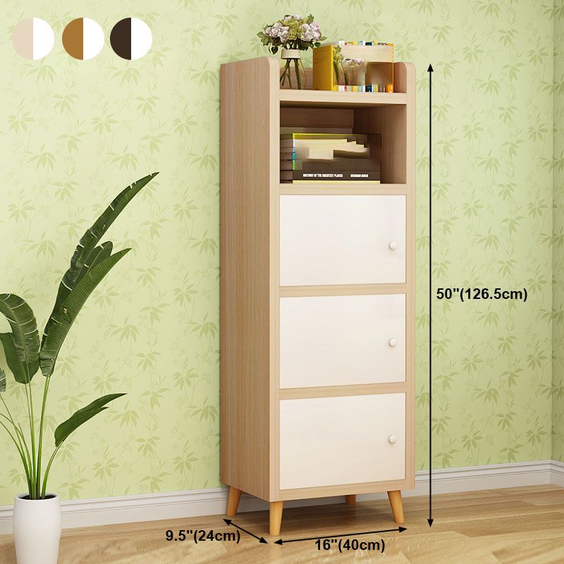 Contemporary Standard Bookcase Manufactured Wood Shelf with Doors for Home Office Clearhalo 'Bookcases' 'furn' 'furn_bookcases' 'Furniture' 'furniture_bookcases' 'kitchen' 'kitchen_bookcases' 'Living Room Furniture' 'Office Furniture' 1200x1200_ac7d4eab-f22c-4afb-b5d6-afe21fdf87c3