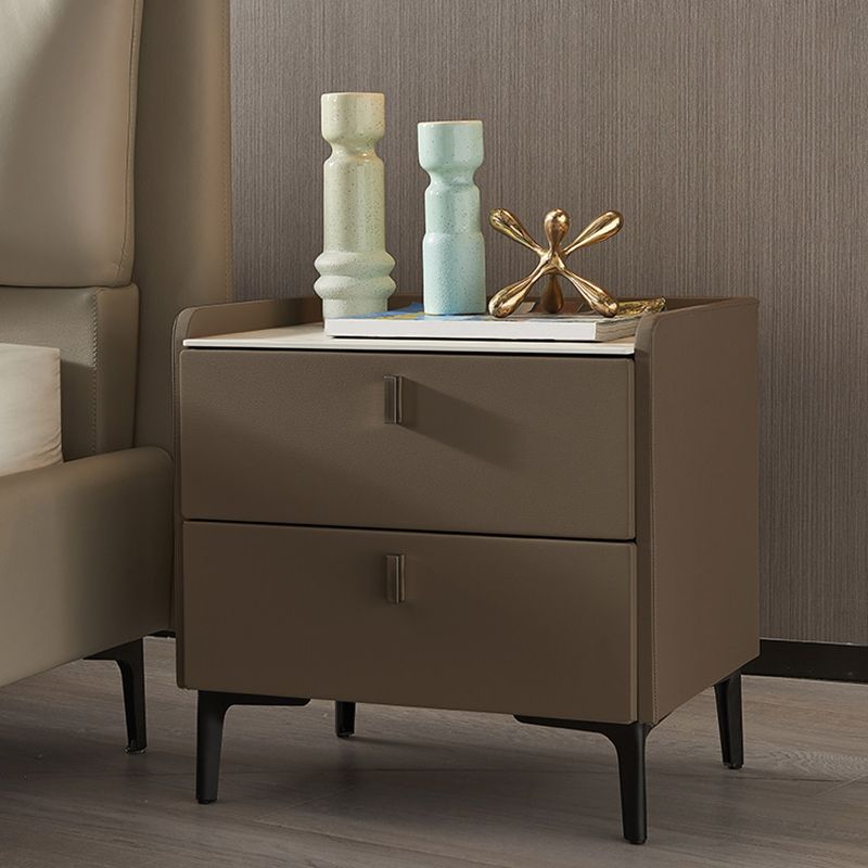 Contemporary Bedside Cabinet Stone Bed Nightstand with Drawers Clearhalo 'Bedroom Furniture' 'furn' 'furn_night_stand' 'Furniture' 'night_stand' 'Nightstands' 1200x1200_ac7ded51-1104-4629-8d51-73ca6f4bdfc1