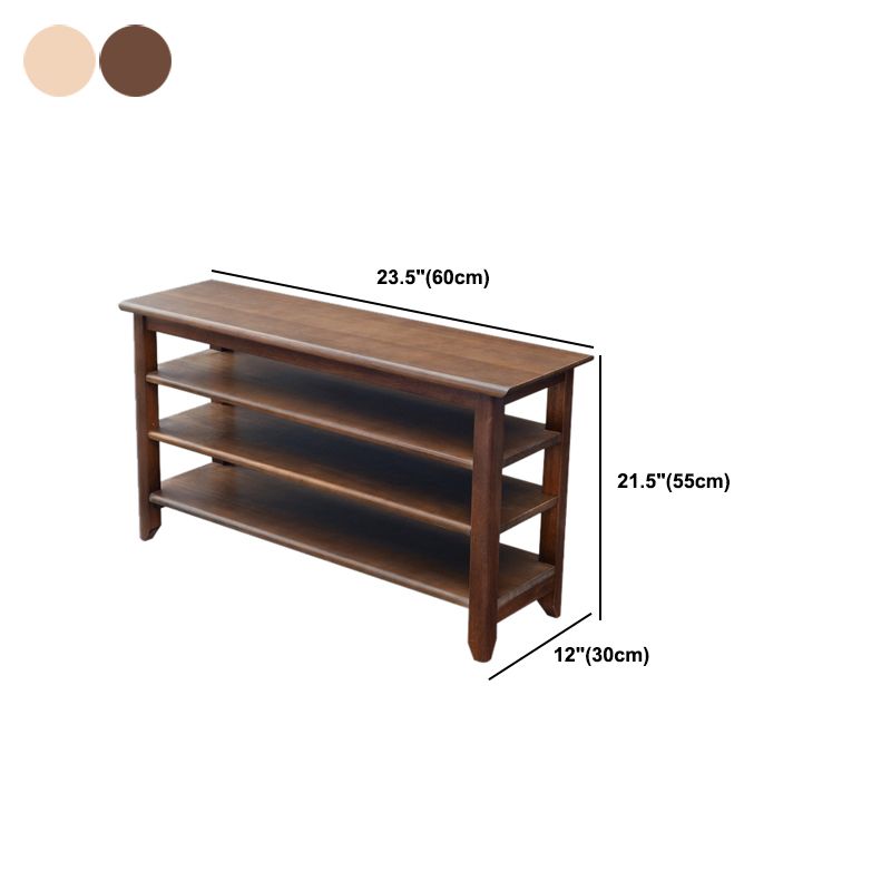 Contemporary Seating Bench Solid Wood Rectangle Bench with Storage Clearhalo 'Benches' 'Chairs & Seating' 'furn' 'furn_benches' 'Furniture' 'Living Room Furniture' 1200x1200_ac7f83f7-d478-4c37-a2d0-9f12b63ee6a1
