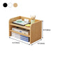 Contemporary Bookcase Closed Back Shelf Bookcase for Study Room Clearhalo 'Bookcases' 'furn' 'furn_bookcases' 'Furniture' 'Office Furniture' 1200x1200_ac803c92-c800-4896-96de-f75879748a19
