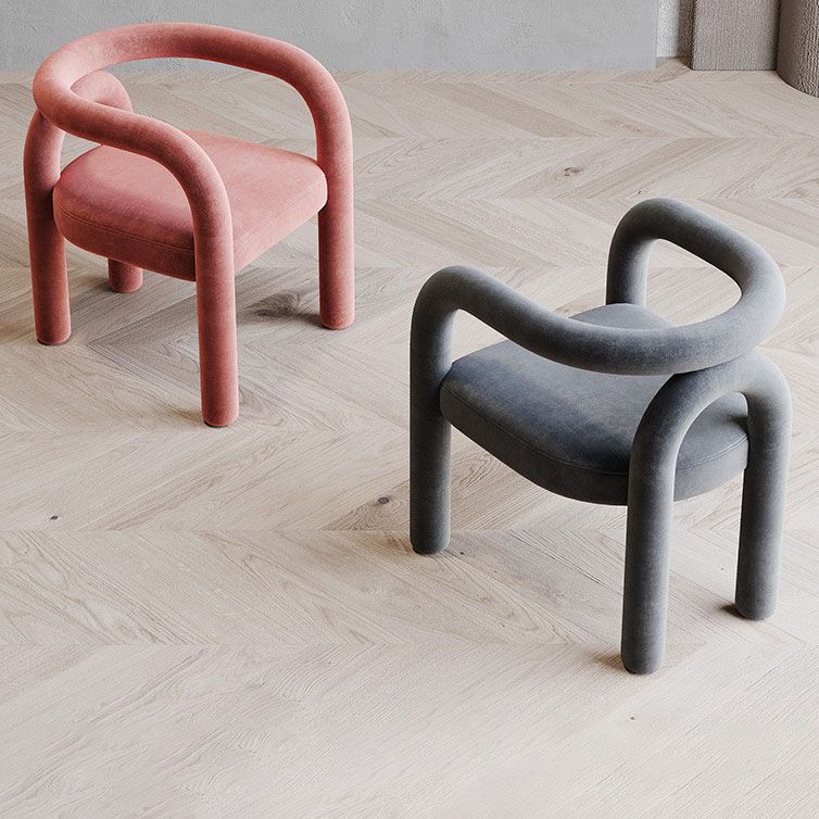 Contemporary Upholstered Side Chairs Open Back Side Chair for Home Clearhalo 'Dining Chairs' 'Dining Tables & Seating' 'dining_chair' 'furn' 'furn_dining_chair' 'Furniture' 'furniture_dining_chair' 'Kitchen & Dining Furniture' 1200x1200_ac830908-ac9f-4659-814e-74cb75bbcea2