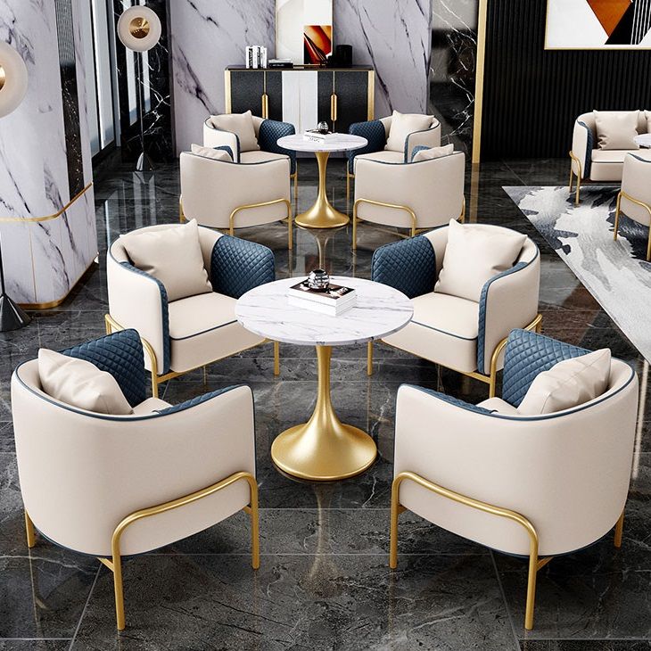 Pedestal Glam Style Dining Table Two-Color Fixed Table of Sintered Stone Clearhalo ' dining_table' 'Dining Tables & Seating' 'Dining Tables' 'furn' 'furn_dining_table' 'Furniture' 'furniture_dining_table' 'Kitchen & Dining Furniture' 'kitchen&dining_furn' 'kitchen' 'kitchen_dining_table' 1200x1200_ac87601c-9b38-4f09-be7c-1b709764c1dc