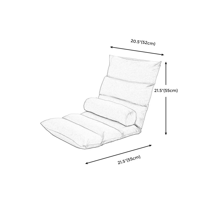 Fabric Slipper Convertible Chair 39.3" L x 21.6" W x 21.6" H Chair for Bedroom Clearhalo 'Accent Chairs' 'accent_chairs' 'Chairs & Seating' 'furn' 'furn_accent_chairs' 'Furniture' 'furniture_accent_chairs' 'Living Room Furniture' 1200x1200_ac89af03-bff7-44fa-b8bb-8796ce6af88e