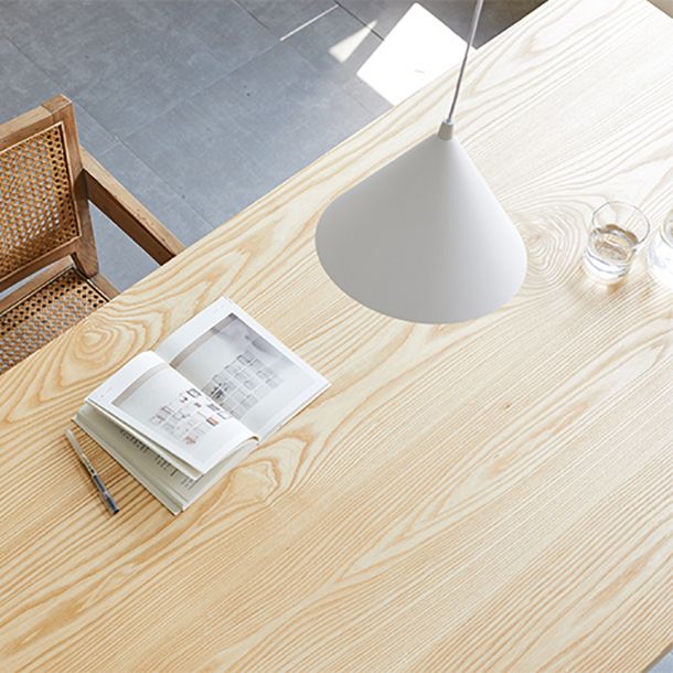 Acrylic Contemporary Rectangular Dining Table Wood Top Table for Dining Room Clearhalo ' dining_table' 'Dining Tables & Seating' 'Dining Tables' 'furn' 'furn_dining_table' 'Furniture' 'furniture_dining_table' 'Kitchen & Dining Furniture' 'kitchen&dining_furn' 'kitchen' 'kitchen_dining_table' 1200x1200_ac8bce2e-6fec-4faa-ac4d-d581e970128a