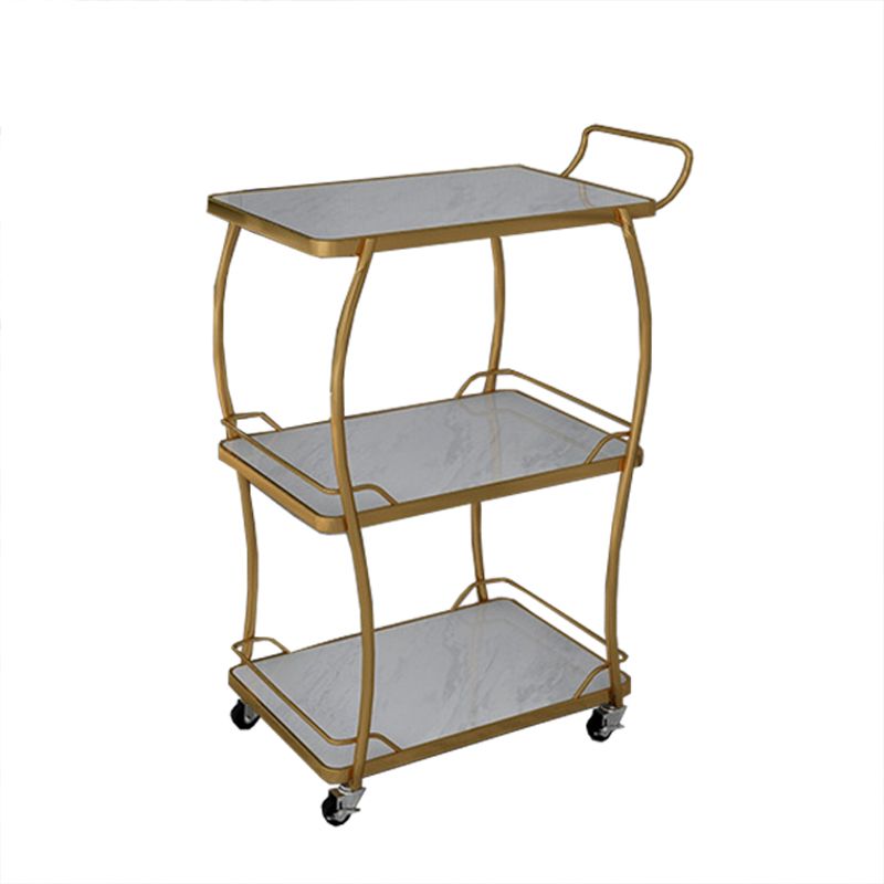 Manufactured Wooden Prep Table Dining Room Rolling Prep Table