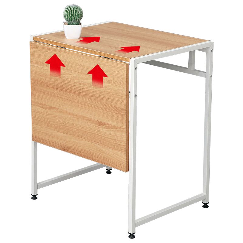 Modern Foldable Dinette Set 1/2/3 Pieces Rectangle Engineered Wood Dining Table Set Clearhalo 'Dining Room Sets' 'Dining Tables & Seating' 'dining_room_set' 'furn' 'furn_dining_room_set' 'Furniture' 'furniture_dining_room_set' 'Kitchen & Dining Furniture' 1200x1200_ac903fea-e09c-4cfe-826a-7dce8dff6752