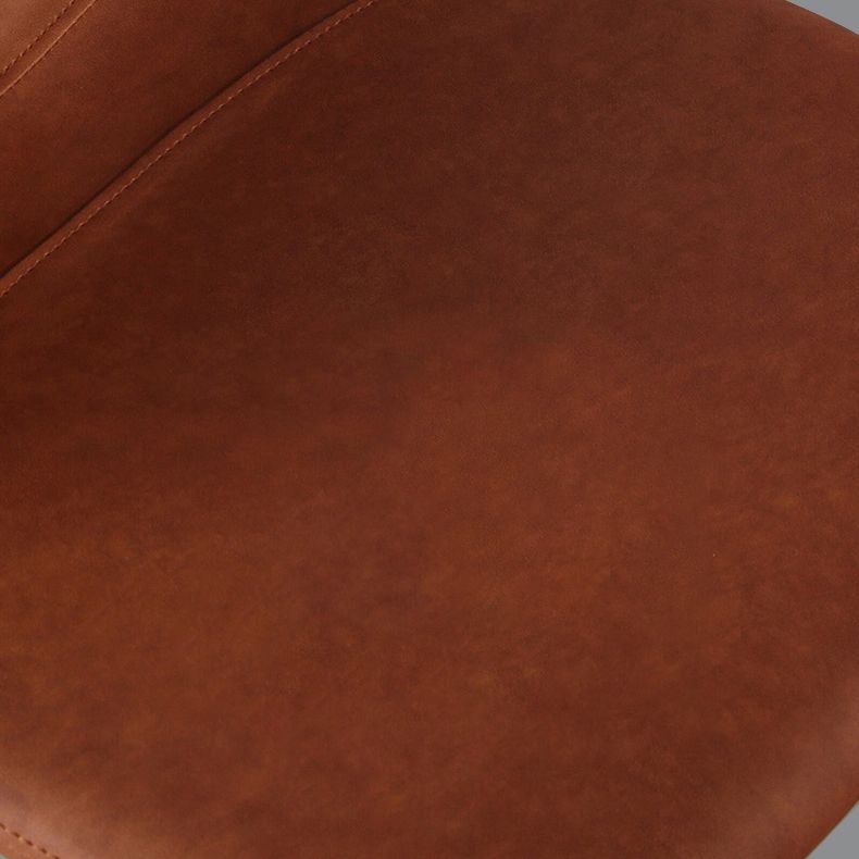 Industrial Style Low Back Bar-stool PU Leather Bar Stool with Metal Legs Clearhalo 'Bar Furniture' 'Bar Stools' 'bar_stools' 'furn' 'furn_bar_stools' 'Furniture' 'furniture_bar_stools' 'Kitchen & Dining Furniture' 1200x1200_ac90705b-9ce8-4052-a354-837130d57c85