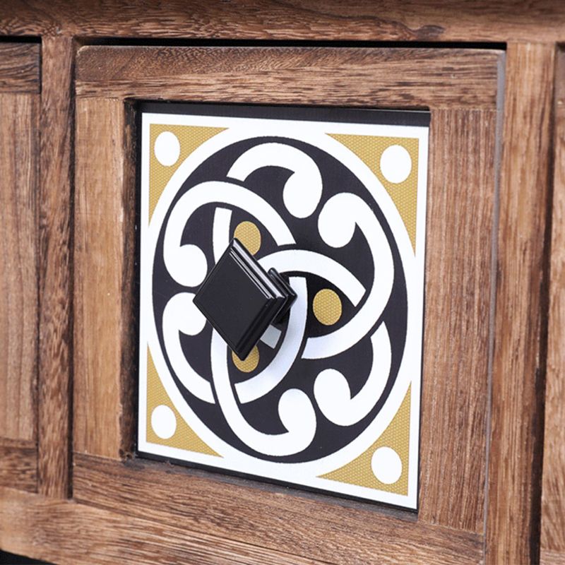 Mid-Century Modern Console Table Rectangle Console Table Floor Shelf Clearhalo 'Console Tables' 'console_tables' 'Entry & Mudroom Furniture' 'furn' 'furn_console_tables' 'Furniture' 1200x1200_ac922d82-48a5-49df-bdb7-cf6156b58c9a