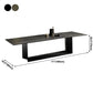 Metal Contemporary Rectangular Dining Table Sintered Stone Table with Trestle Clearhalo ' dining_table' 'Dining Tables & Seating' 'Dining Tables' 'furn' 'furn_dining_table' 'Furniture' 'furniture_dining_table' 'Kitchen & Dining Furniture' 'kitchen&dining_furn' 'kitchen' 'kitchen_dining_table' 1200x1200_ac963723-6759-405c-b490-3231977ecdcb