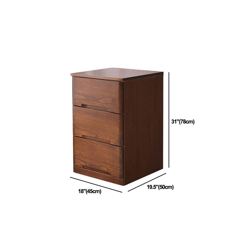 White and Brown Wooden Lingerie Chest Vertical Storage Chest Dresser with Wheels Clearhalo 'Bedroom Furniture' 'Dressers & Chests' 'dressers_chests' 'furn' 'furn_dressers_chests' 'Furniture' 1200x1200_ac96d95a-10d8-4f0f-a0d5-7df059f05119