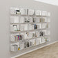 1 Shelf Closed Back Bookshelf Glam Metal Floating Horizontal Bookcase Clearhalo 'Bookcases' 'furn' 'furn_bookcases' 'Furniture' 'Office Furniture' 1200x1200_ac990481-e1fd-400f-a188-c193e7f5ad34