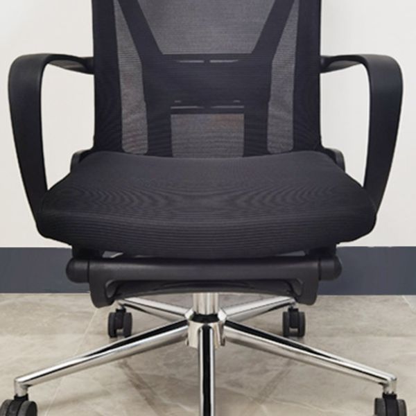 Modern Desk Chair Fixed Arms Task Chair with Wheels for Office Clearhalo 'furn' 'furn_office_chair' 'Furniture' 'Office Chairs' 'Office Furniture' 'office_chair' 1200x1200_ac99afa6-2123-4974-89df-5ac3739a6262