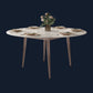 Simple Sintered Stone Extendable Table White Round Shape Dining Table for Kitchen Clearhalo ' dining_table' 'Dining Tables & Seating' 'Dining Tables' 'furn' 'furn_dining_table' 'Furniture' 'furniture_dining_table' 'Kitchen & Dining Furniture' 'kitchen&dining_furn' 'kitchen' 'kitchen_dining_table' 1200x1200_ac9a5143-26a1-4109-887e-e93f0d143f7d