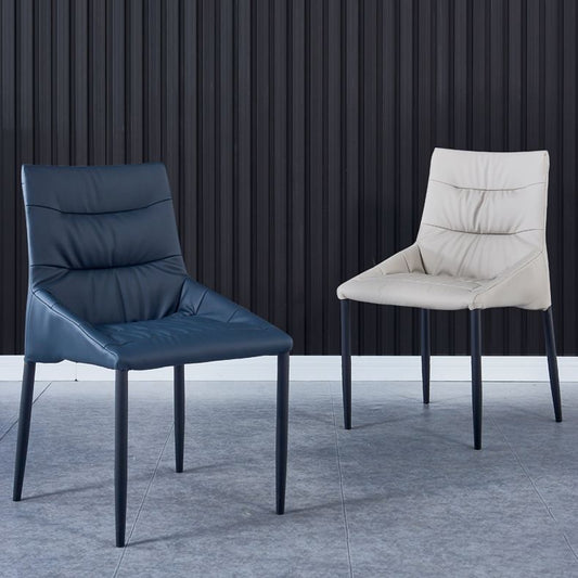 Industrial Metal Dining Armless Chairs Leather Dining Chairs for Restaurant Use Clearhalo ' kitchen&dining_furn' 'Dining Chairs' 'Dining Tables & Seating' 'dining_chair' 'furn' 'furn_dining_chair' 'Furniture' 'furniture_dining_chair' 'Kitchen & Dining Furniture' 'kitchen' 1200x1200_ac9a5415-0726-49f4-9b8a-b775b9fb8452