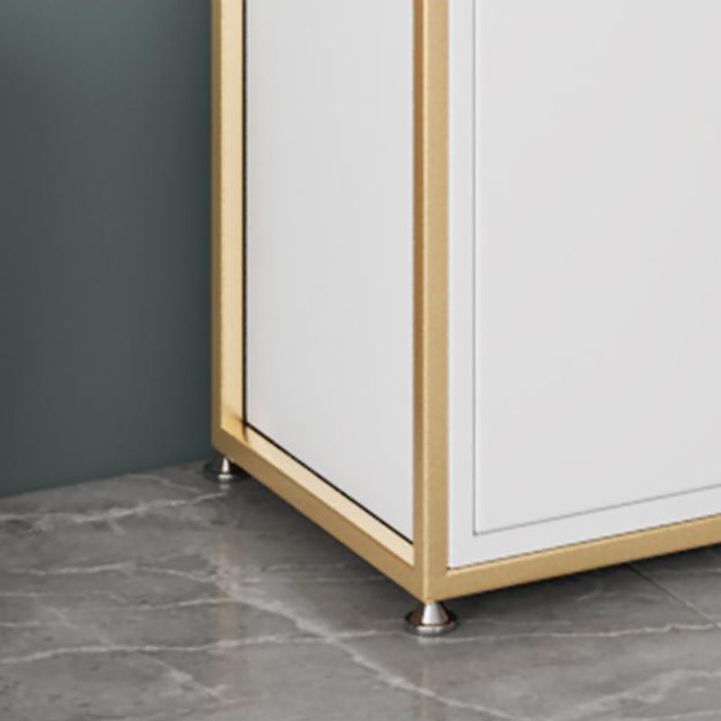 11.8" W Modern Metal Bookcase with Rectangular Shelves Etagere Bookshelf Clearhalo 'Bookcases' 'furn' 'furn_bookcases' 'Furniture' 'Office Furniture' 1200x1200_ac9aa662-9213-49d5-96c2-6cac164f66e1