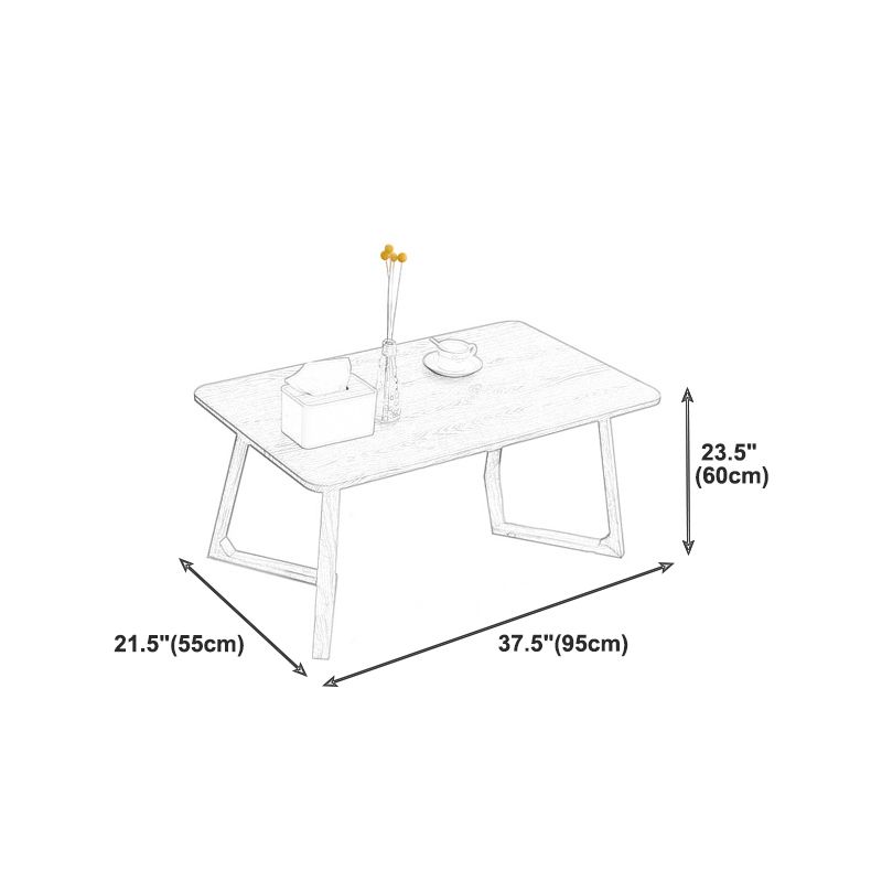 Modern Wooden Rectangular Coffee Table Cocktail Table in Natural Clearhalo 'Coffee & Accent Tables' 'Coffee Tables' 'coffee_tables' 'furn' 'furn_coffee_tables' 'Furniture' 'furniture_coffee_tables' 'Living Room Furniture' 1200x1200_ac9d14ca-bcc5-4471-82da-ce6bbc7cf244