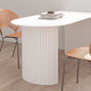 Contemporary Style Furniture Double Pedestal Dining Site Table for Home Clearhalo ' dining_table' 'Dining Tables & Seating' 'Dining Tables' 'furn' 'furn_dining_table' 'Furniture' 'furniture_dining_table' 'Kitchen & Dining Furniture' 'kitchen&dining_furn' 'kitchen' 'kitchen_dining_table' 1200x1200_ac9ed440-96a1-4ce1-b595-8f6836b5c8a6