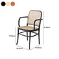 Traditional Dining Chair Solid Wood Cane Back Dining Room Chair