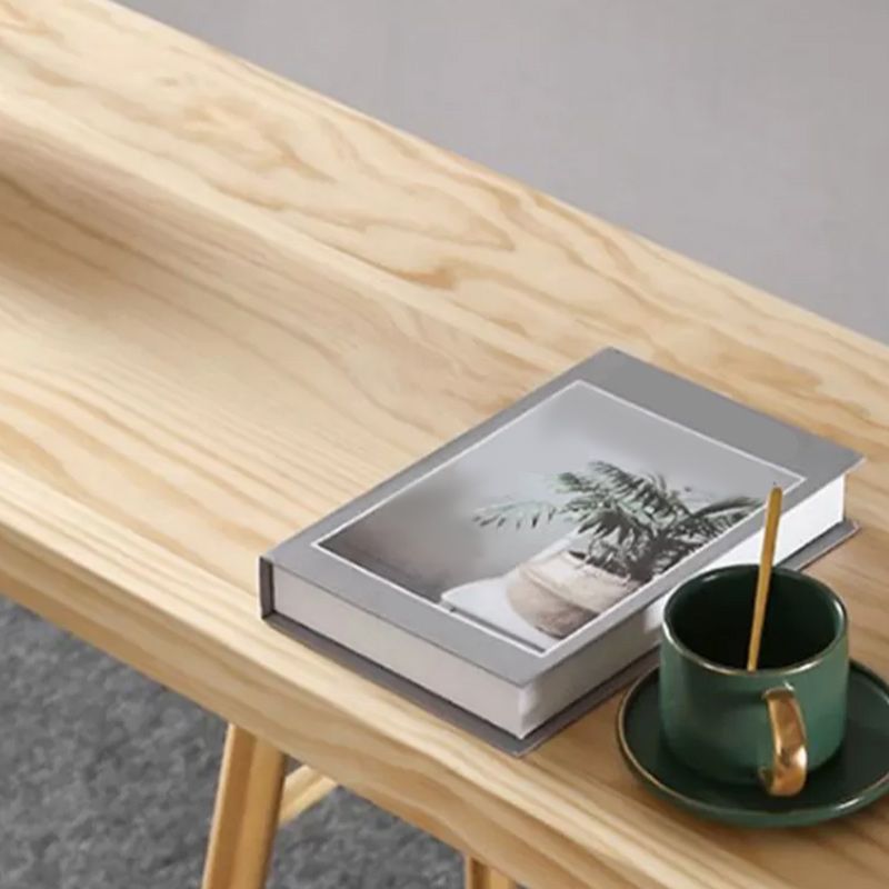 Rectangle Pine Wood Counter Table Contemporary Bar Table for Dining Room Clearhalo 'Bar Furniture' 'Bar Tables' 'bar_tables' 'furn' 'furn_bar_tables' 'Furniture' 'Kitchen & Dining Furniture' 1200x1200_aca3903e-48de-41a7-9c60-03667e03a80e