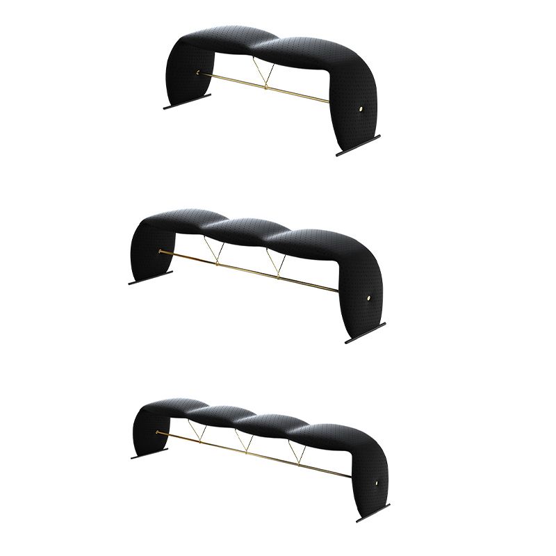 Solid Color Cushioned Seating Bench Rectangle Modern Bedroom Bench Clearhalo 'Benches' 'Chairs & Seating' 'furn' 'furn_benches' 'Furniture' 'Living Room Furniture' 1200x1200_aca4cfcd-3fec-41f1-a391-5fab819e79f3