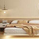 Platform Bed Frame Solid Wood Bed without Headboard and Footboard, Light Not Included