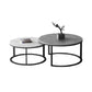 Slate Round Coffee Table 2 Piece Modern Minimalist Bunching Tables Clearhalo 'Coffee & Accent Tables' 'Coffee Tables' 'coffee_tables' 'furn' 'furn_coffee_tables' 'Furniture' 'Living Room Furniture' 1200x1200_aca867ac-305e-4d0a-a92d-0f6f3d190af5