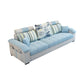 Loose Back Sofa & Chaise Nordic Linen Pillow Top Sofa - 31.5" H