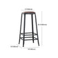 Iron Bar and Counter Stool Industrial Indoor Vintage Brown Counter Height Stools Clearhalo 'Bar Furniture' 'Bar Stools' 'bar_stools' 'furn' 'furn_bar_stools' 'furniture_bar_stools' 'Kitchen & Dining Furniture' 'kitchen&dining_furn' 'kitchen' 'kitchen_furn' Furniture' 1200x1200_acabbae6-ad78-47b0-b5ef-2cba384b4f8d