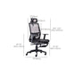 Modern Office Chair Fixed Arms Adjustable Seat Height Desk Chair with Wheels Clearhalo 'furn' 'furn_office_chair' 'Furniture' 'Office Chairs' 'Office Furniture' 'office_chair' 1200x1200_acac6e8e-144b-428c-afdf-f466282ef8da