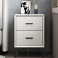 Modern Slate Top Night Table Bedroom 2 Drawers Night Stand with Legs Clearhalo 'Bedroom Furniture' 'furn' 'furn_night_stand' 'Furniture' 'night_stand' 'Nightstands' 1200x1200_acacd12d-fc1d-40e2-a240-b51a5eb21d67